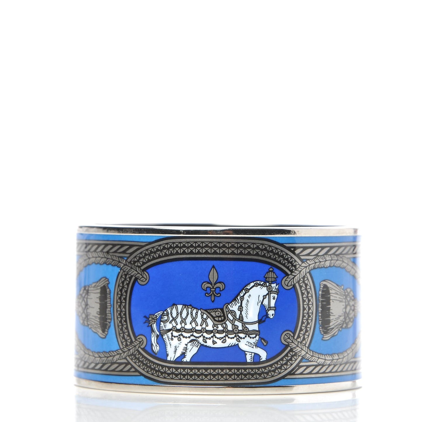 Printed Enamel Grand Apparat Extra Wide Bracelet 65