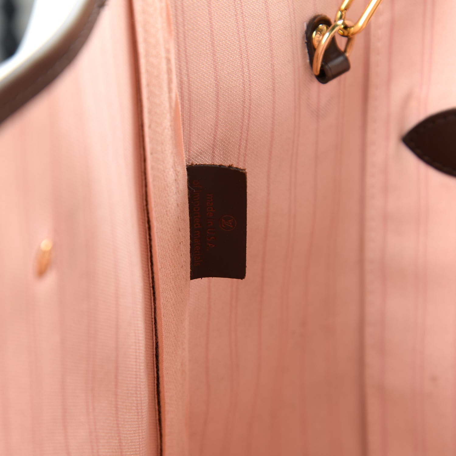 Louis Vuitton Damier Ebene Neo Neverfull MM Rose Ballerine 9 of 11