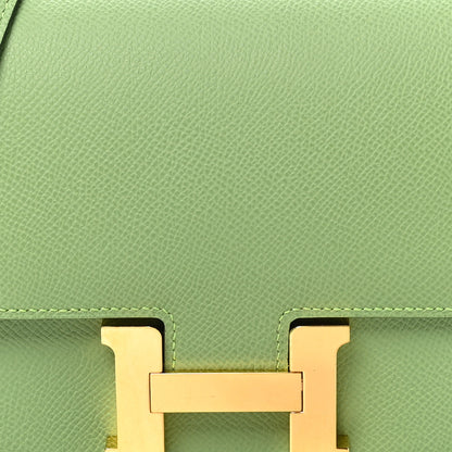 Hermes Epsom Constance 18 Vert Criquet 7 of 10