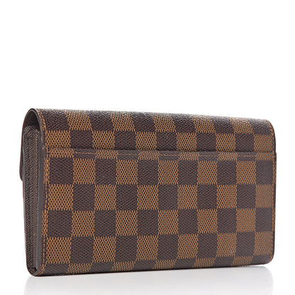 Louis Vuitton Damier Ebene Sarah Wallet NM 3 of 6