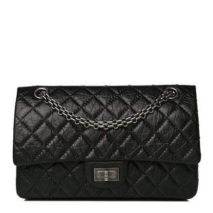 Chanel Aged Calfskin Quilted 2.55 Reissue 225 Flap Black 1 of 15