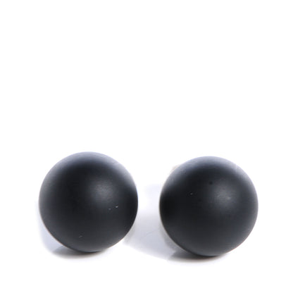 Christian Dior Mise En Dior Tribal Earrings Matte Black 1 of 5