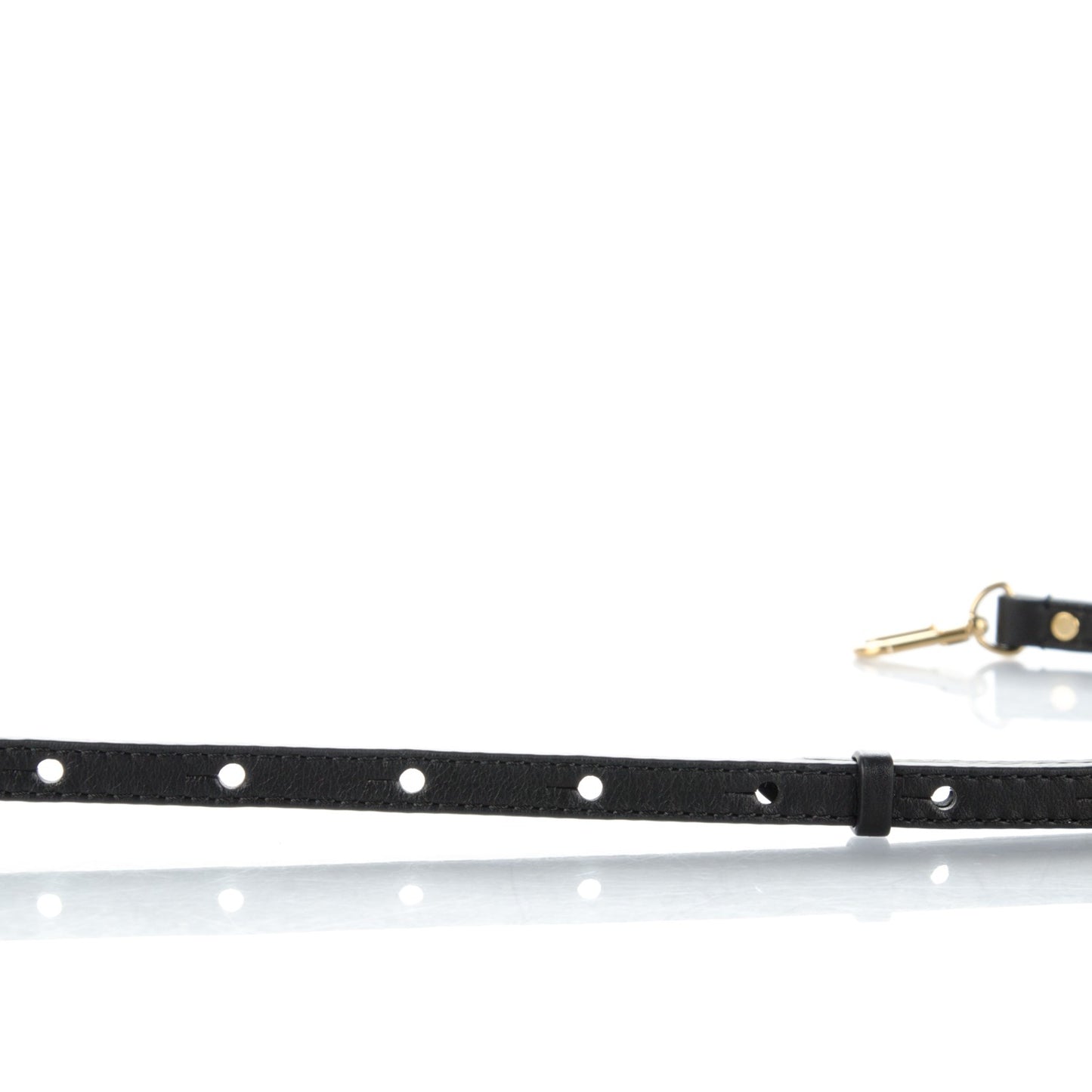 Calfskin Adjustable Shoulder Strap Black