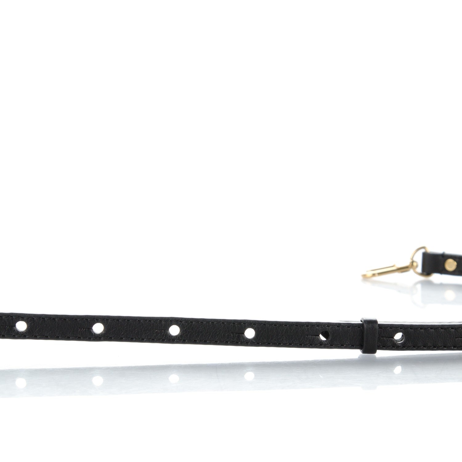 Louis Vuitton Calfskin Adjustable Shoulder Strap Black 3 of 4