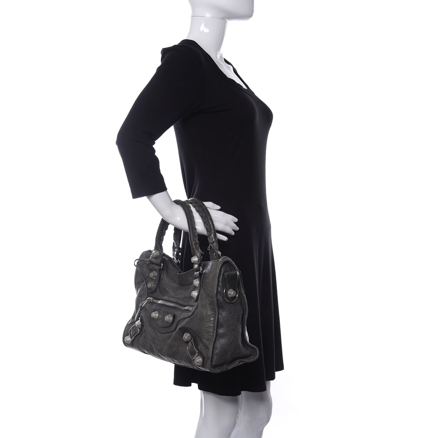Agneau Giant 21 Silver Hardware City Anthracite