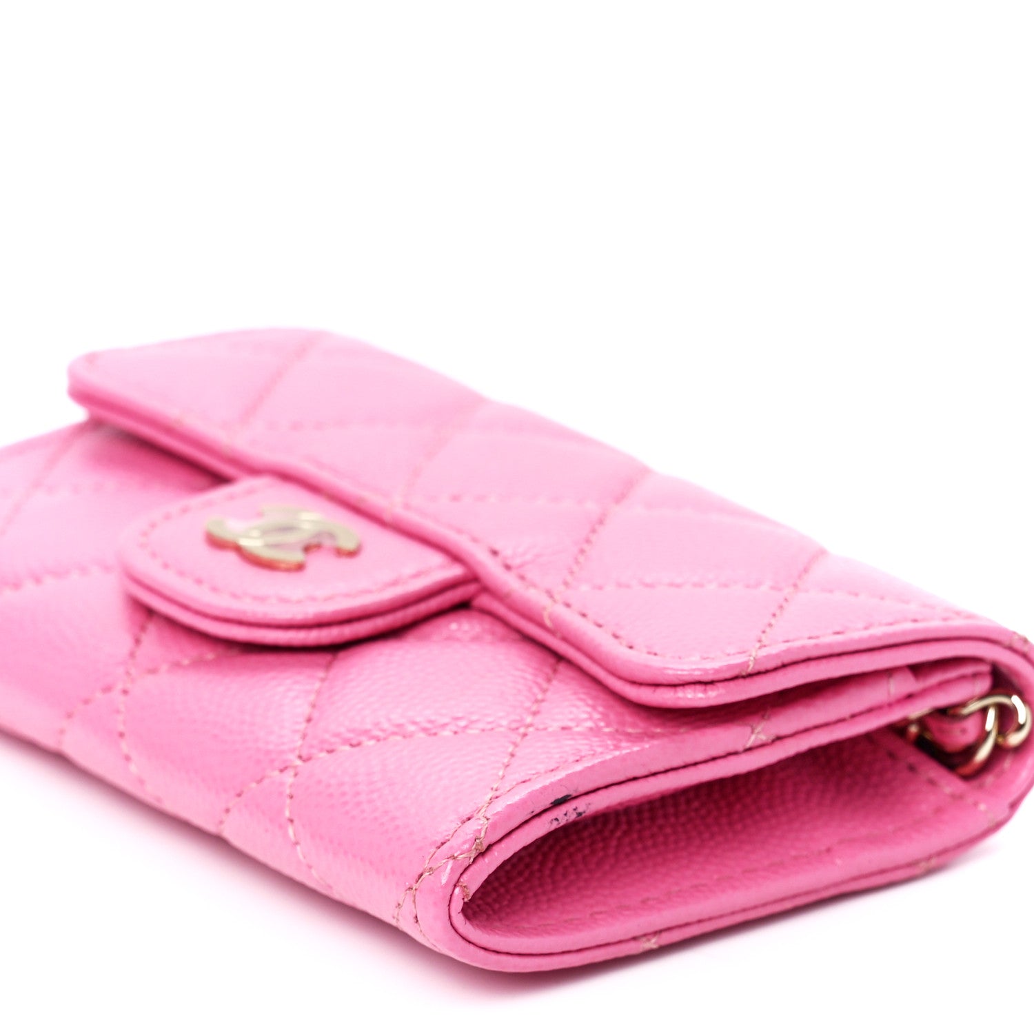Chanel Caviar Quilted Belt Bag Pink 10 of 11