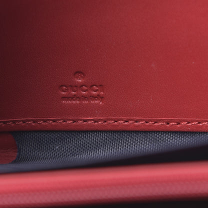 Gucci GG Supreme Monogram Blooms Zip Around Wallet Blue Red 6 of 9