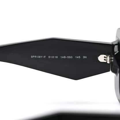 Prada Acetate Symbole Sunglasses SPR 08Y Black 7 of 8
