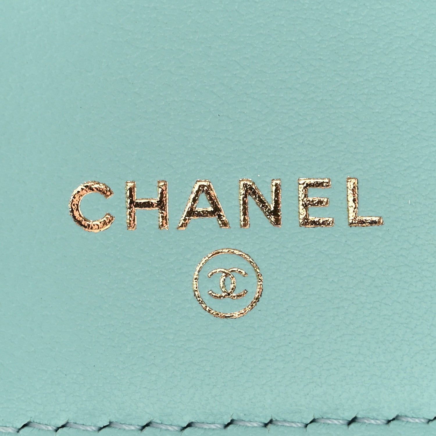 Chanel Caviar Quilted Medium Flap Wallet Light Blue 7 of 10