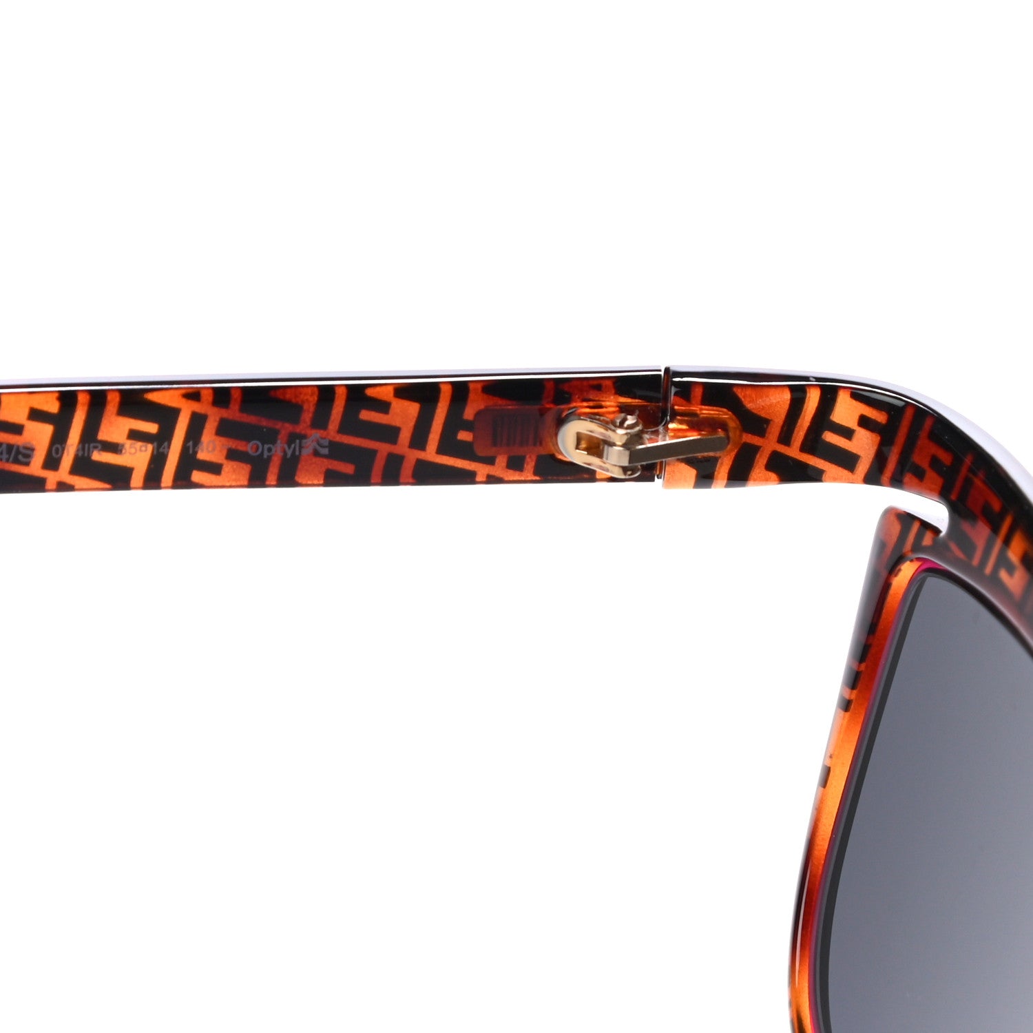 Fendi Acetate Sunglasses FF 0384/S Havana Pink 5 of 7