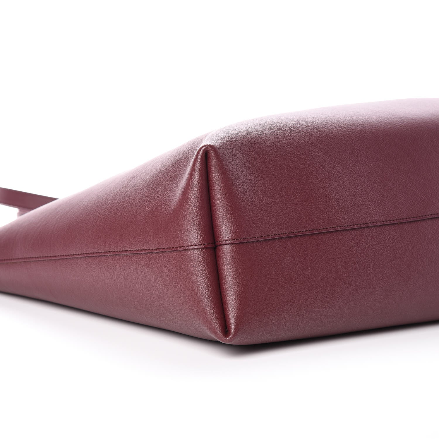 Saint Laurent Calfskin Large Shopping Tote Deep Carmin 5 of 8
