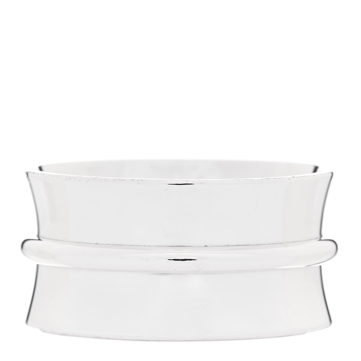 Tiffany Sterling Silver Wide 1837 Band Ring 63 10.5 3 of 5