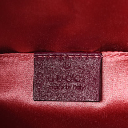 Gucci Velvet Matelasse GG Marmont Dome Backpack Fuchsia Violet Cyclamen 5 of 8