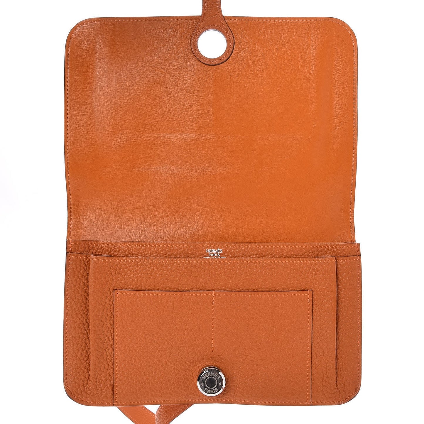 Togo Dogon Wallet Waist Pouch Potiron