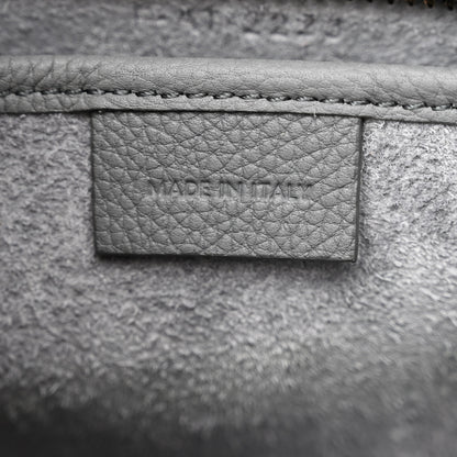 Celine Drummed Calfskin Nano Luggage Kohl 6 of 12