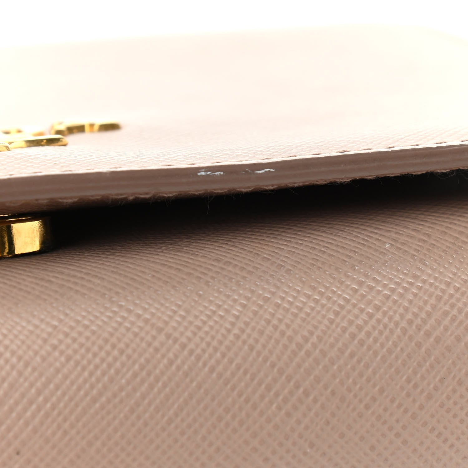 Prada Saffiano Chain Crossbody Bag Cipria 11 of 12