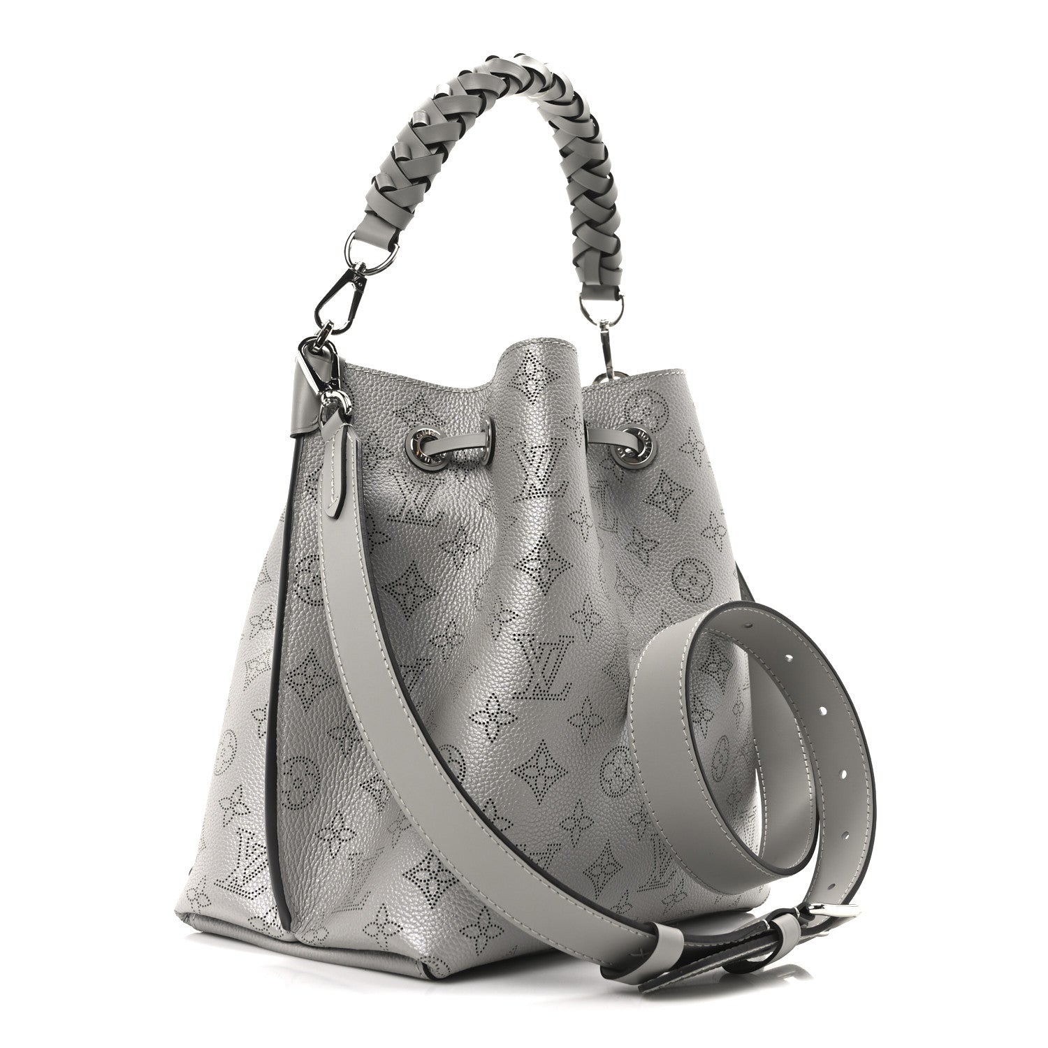 Louis Vuitton Metallic Mahina Muria Gris Souris 3 of 9