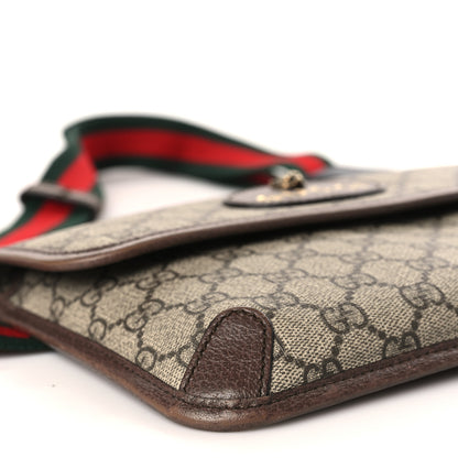Gucci GG Supreme Monogram Neo Vintage Web Belt Bag Brown 8 of 9