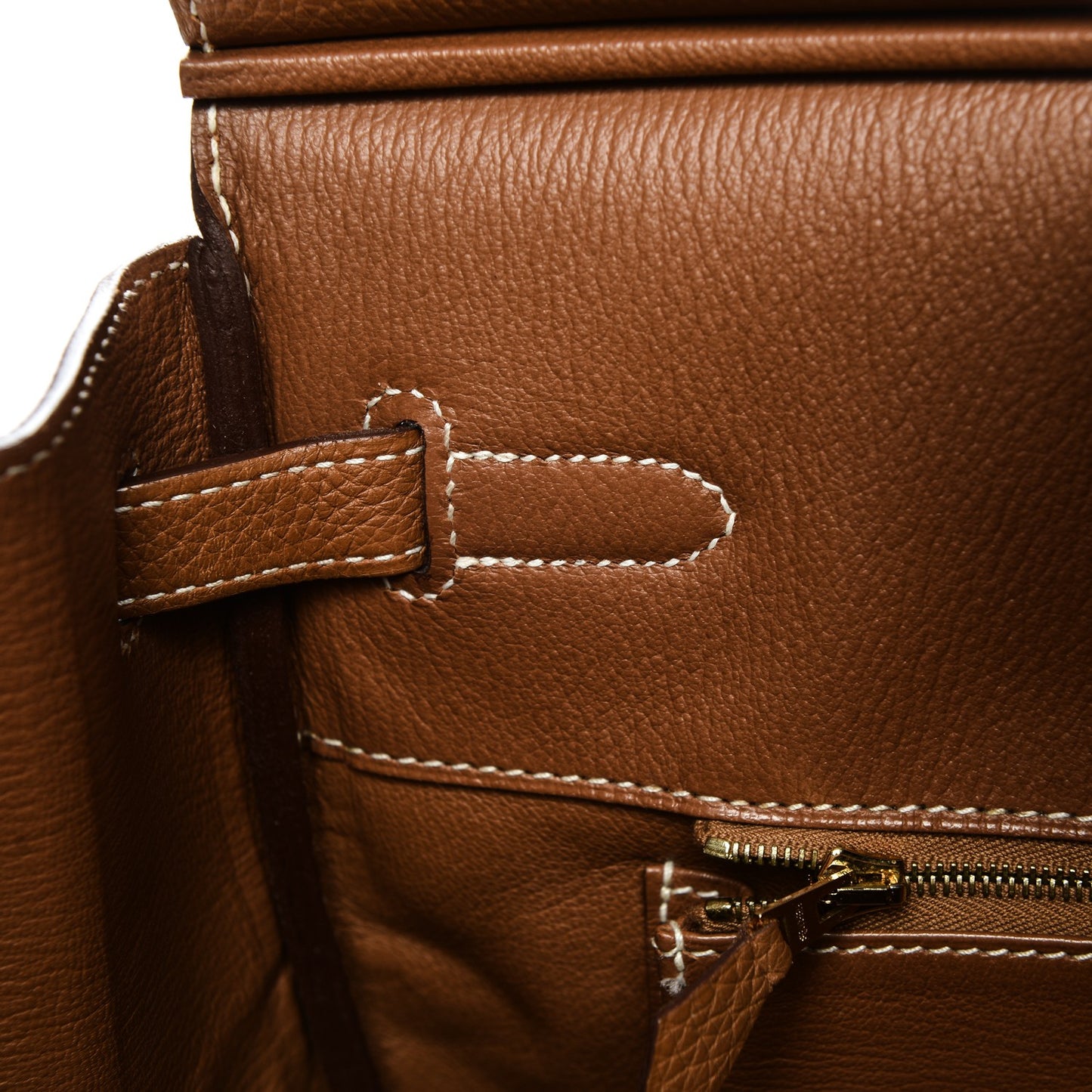 Taurillon Clemence Birkin 40 Gold