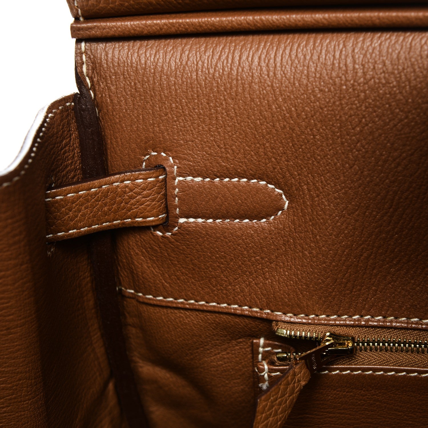 Hermes Taurillon Clemence Birkin 40 Gold 28 of 37
