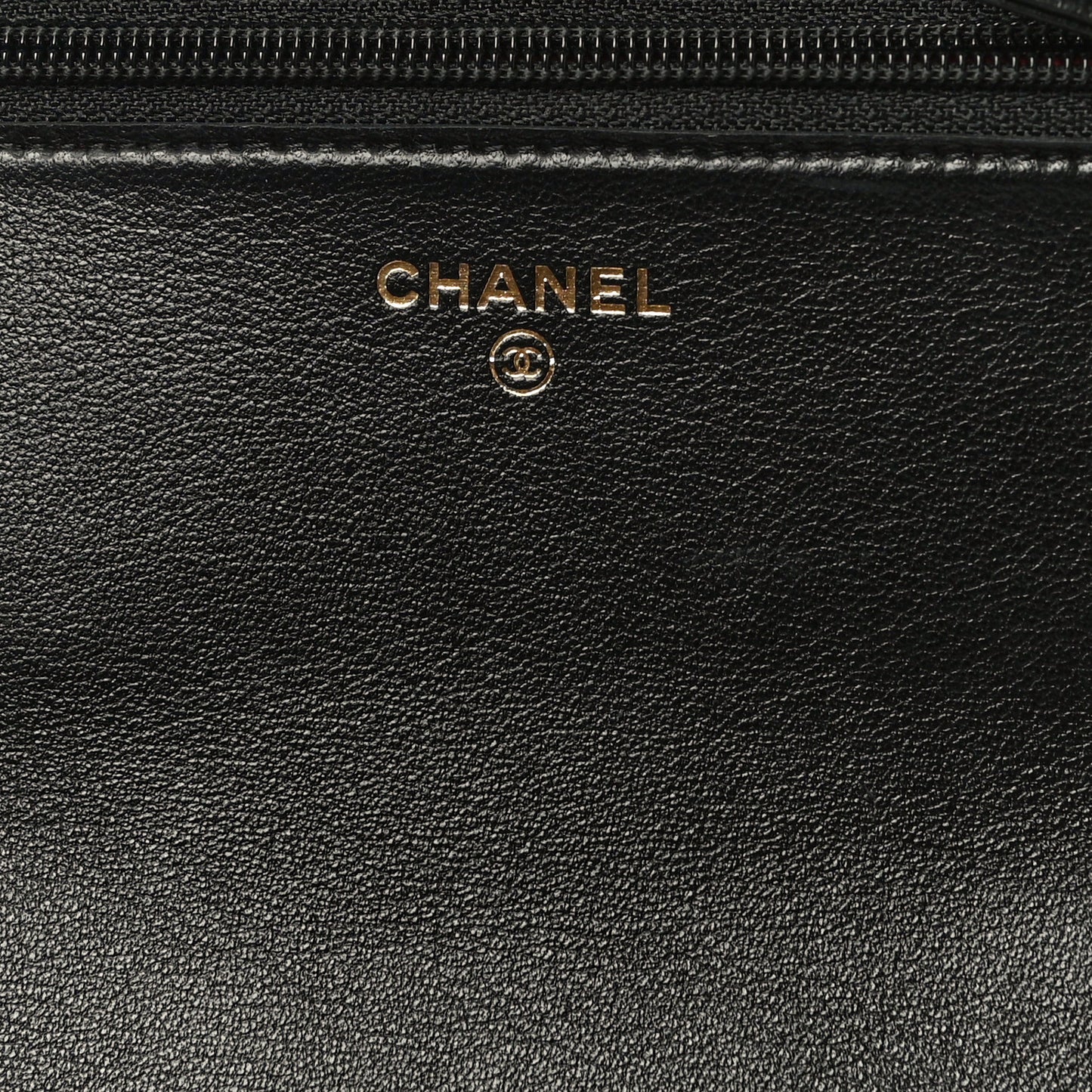 Lambskin Quilted Chanel 19 Wallet On Chain WOC Black