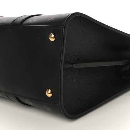 Louis Vuitton Monogram Cuir Plume Very Tote GM Black 8 of 12