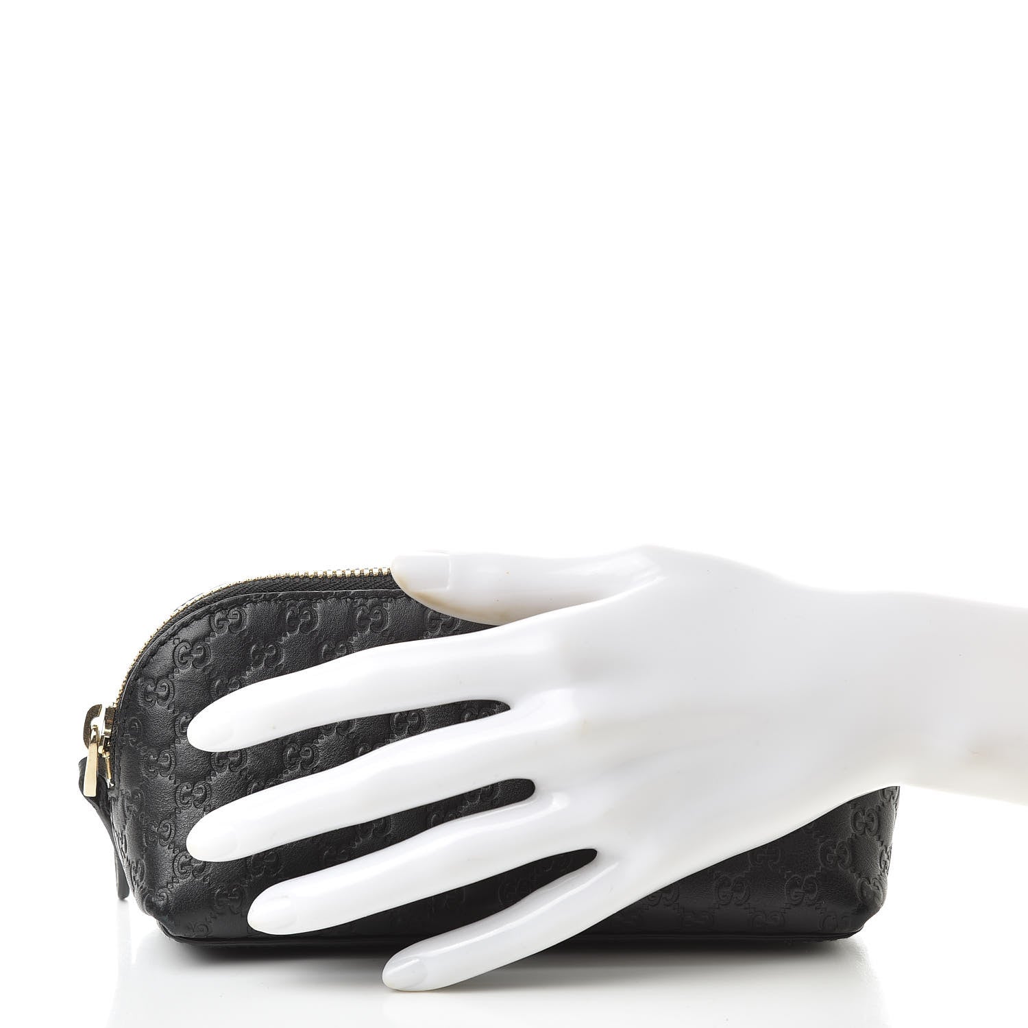 Gucci Guccissima Small Cosmetic Case Black 2 of 8