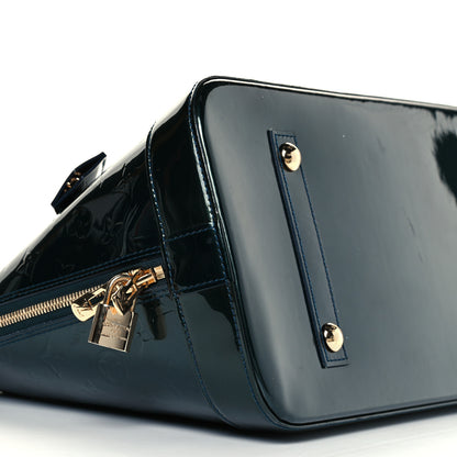 Louis Vuitton Vernis Alma GM Blue Nuit 10 of 11