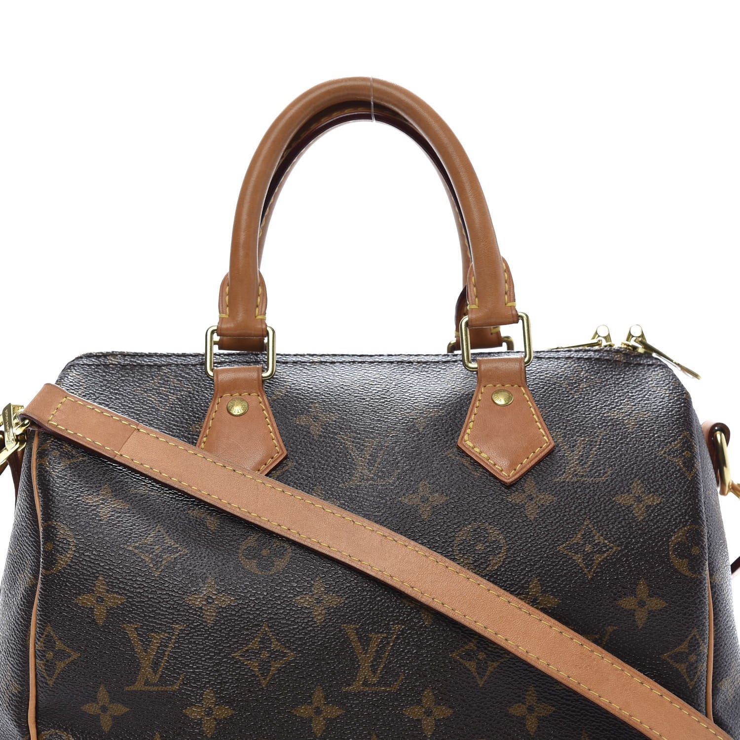 Louis Vuitton Monogram Speedy Bandouliere 25 10 of 12