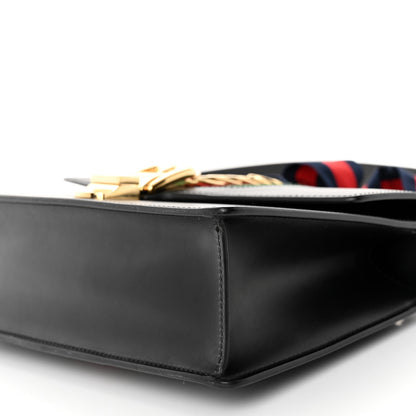 Gucci Calfskin Small Sylvie Shoulder Bag Black 10 of 10