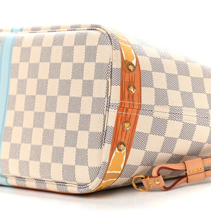 Louis Vuitton Damier Azur Summer Trunks Hawaii Neo Neverfull MM 11 of 12