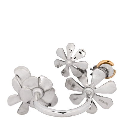 Tiffany Sterling Silver 18K Yellow Gold Return to Tiffany Love Bugs Ring 57 8 4 of 6