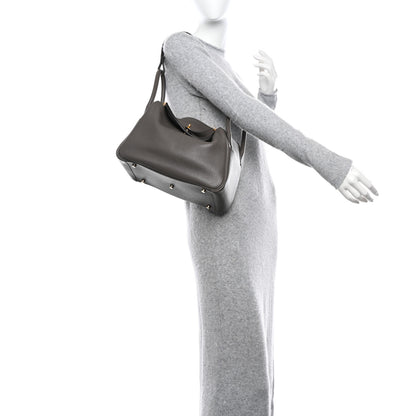 Hermes Taurillon Clemence Lindy 30 Etain 2 of 11