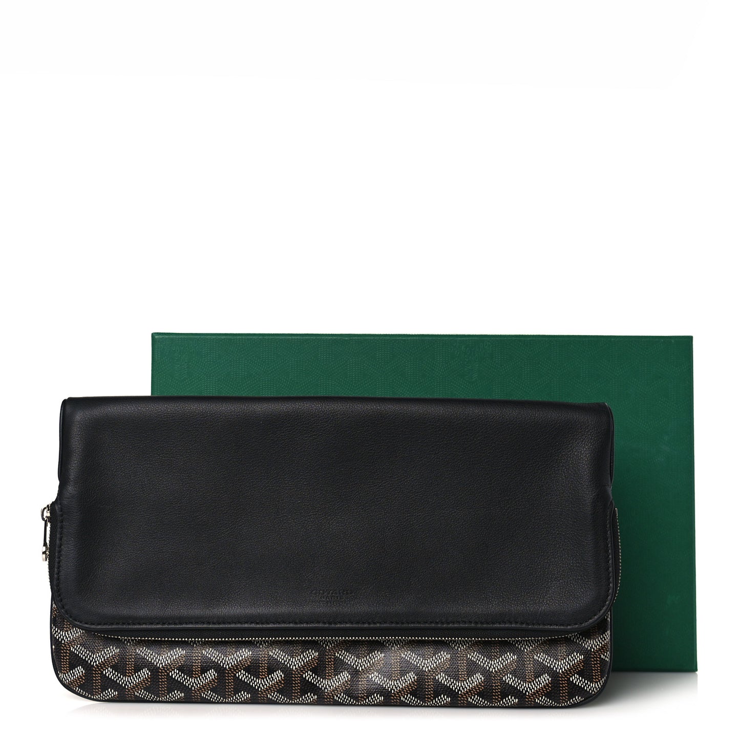 Goyardine Sainte Marie Soft Clutch Black