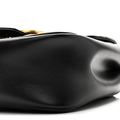 Gucci Calfskin Matelasse Mini GG Marmont Square Shoulder Bag Black 10 of 11