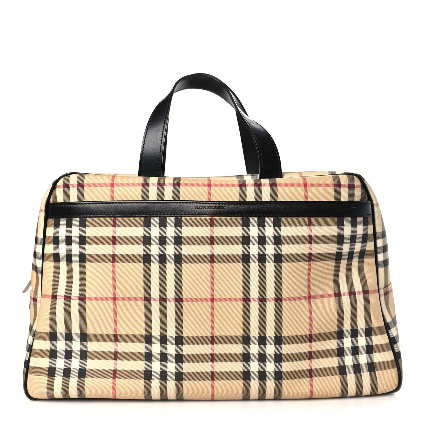 Canvas House Check Top Handle Bag