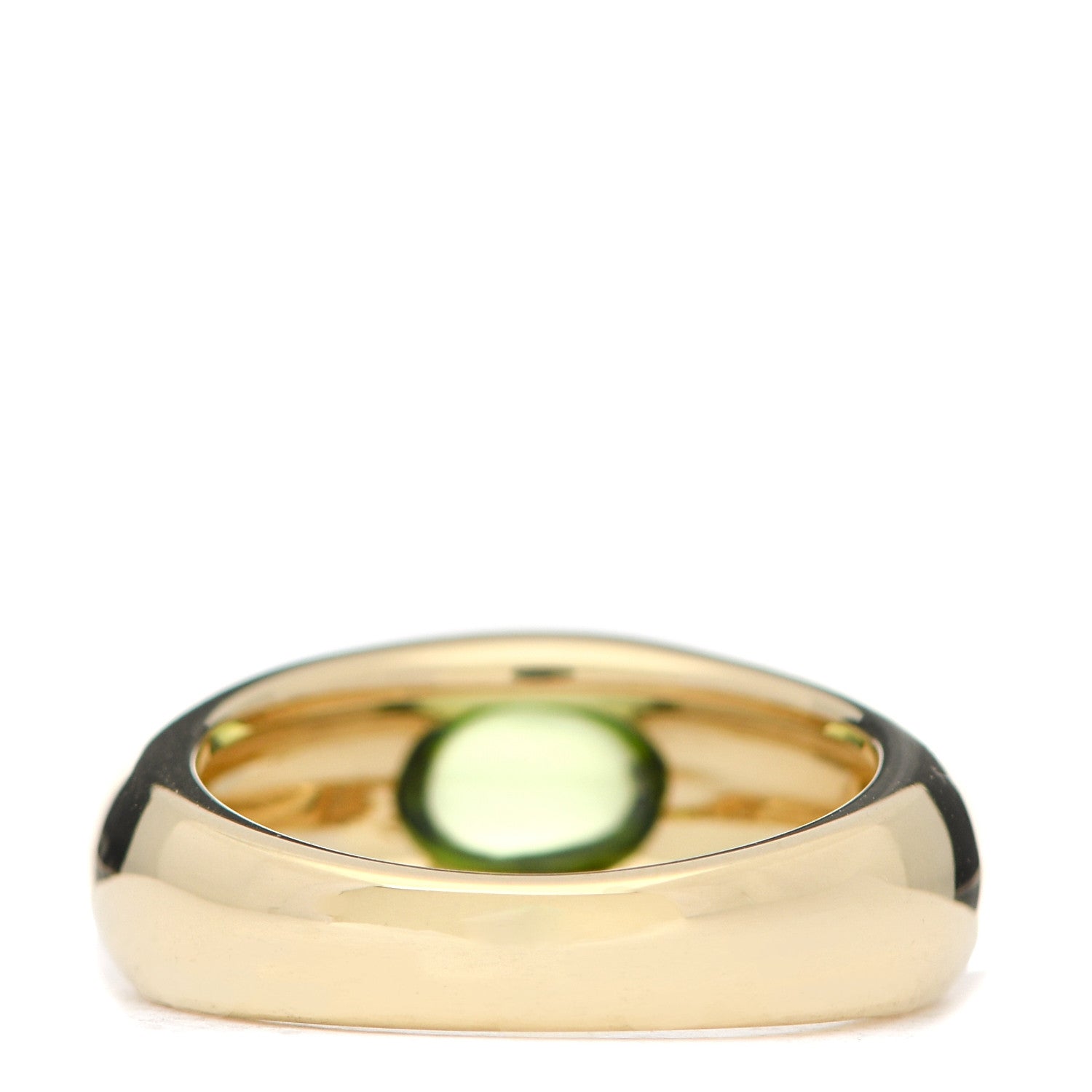 Tiffany 18K Yellow Gold Peridot Ring 50 5.5 3 of 5