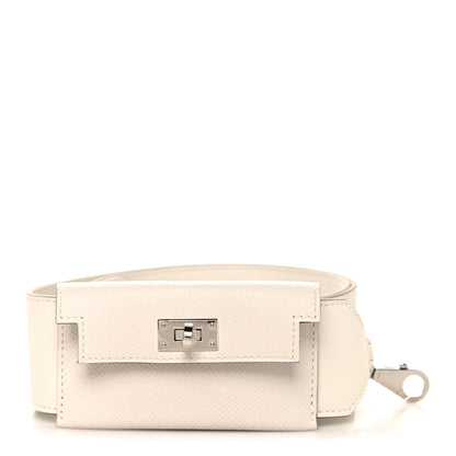 Hermes Swift Epsom Pocket Kelly Shoulder Strap Craie Mushroom 1 of 7