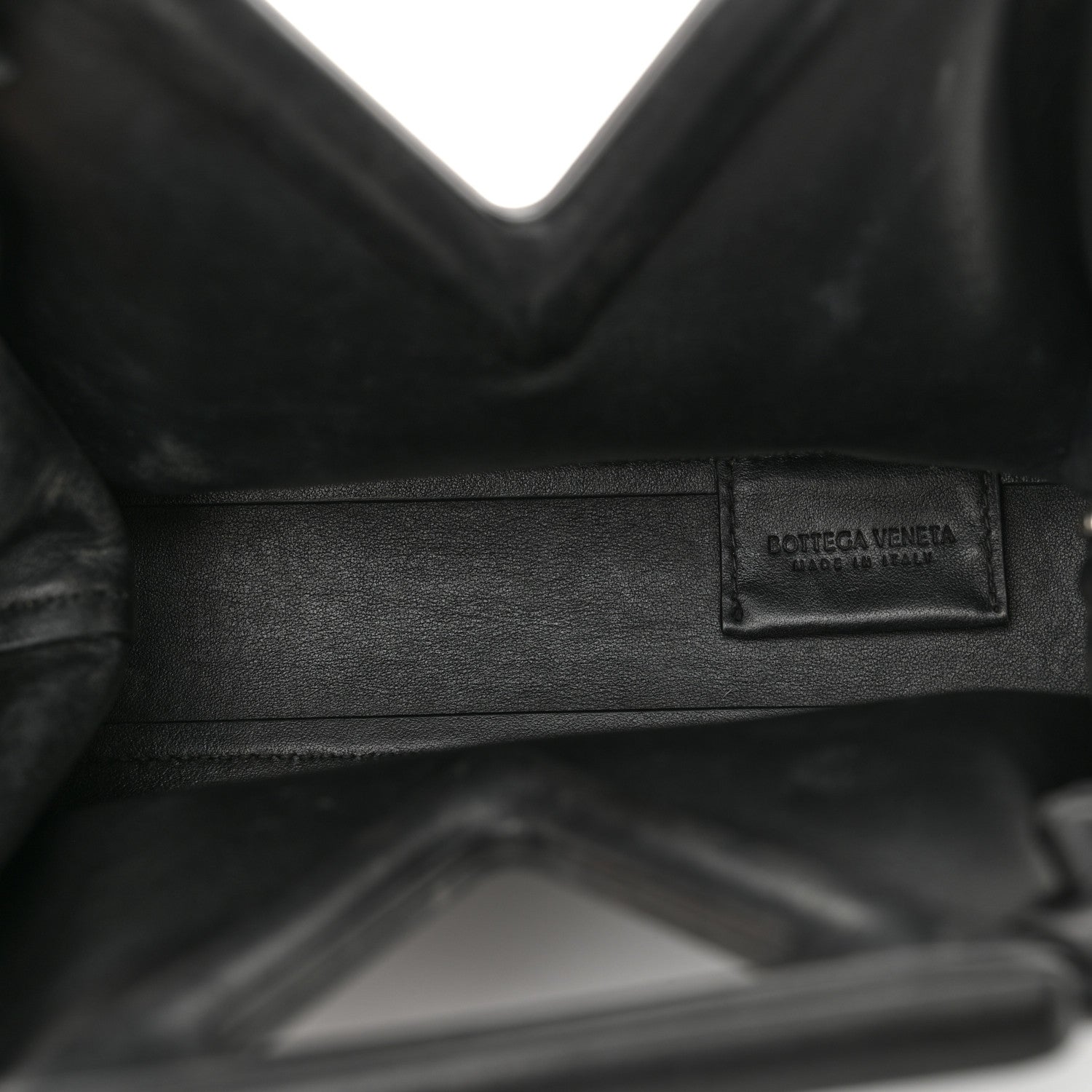 Bottega Veneta Calfskin Small The Point Triangle Bag Black 5 of 11