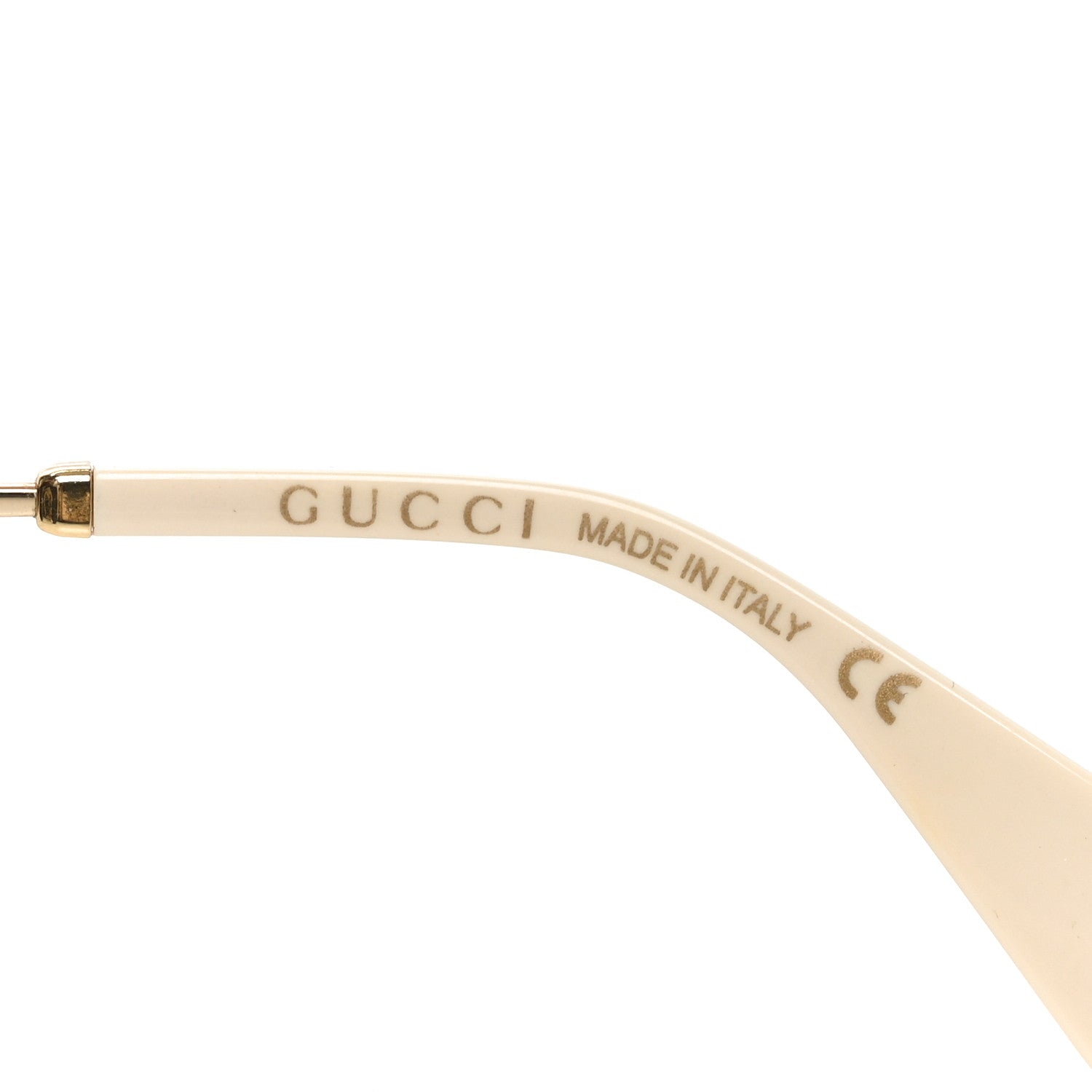 Gucci Metal Crystal Geometrical Frame Sunglasses GG0898S Silver Gold 5 of 7