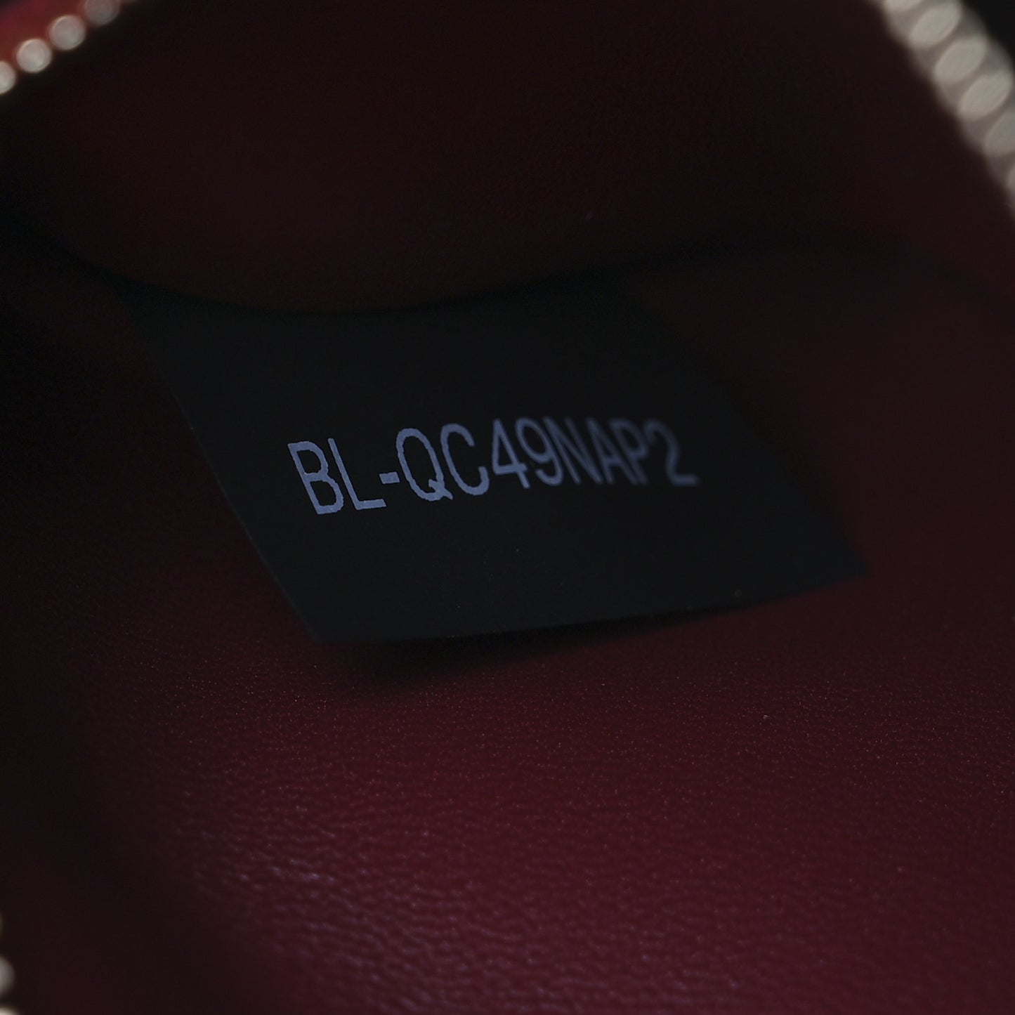 Nappa Rockstud Spike Side Slip Zip Clutch Rubino