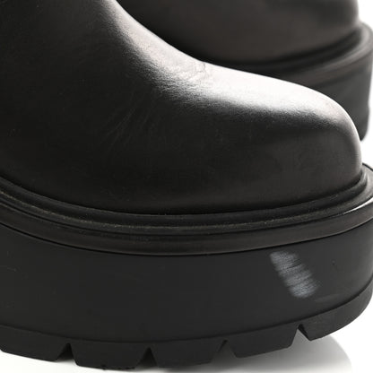 Valentino Garavani Calfskin VLOGO Uniqueform Chelsea 55/85mm Flatform Ankle Boots 38 Black 8 of 8