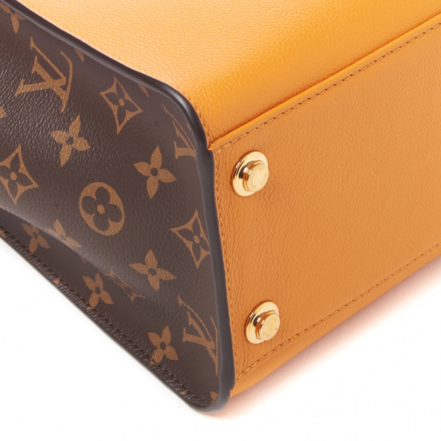 Calfskin Monogram On My Side Summer Gold