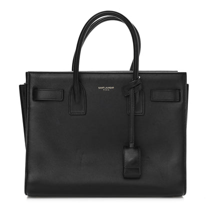 Saint Laurent Grained Calfskin Small Sac De Jour Black 1 of 9