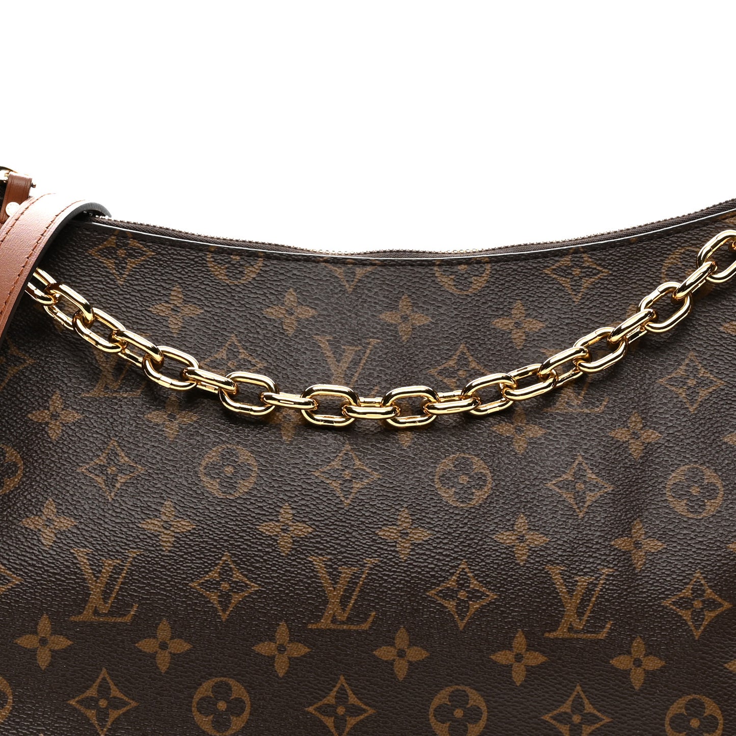 Reverse Monogram Loop Hobo