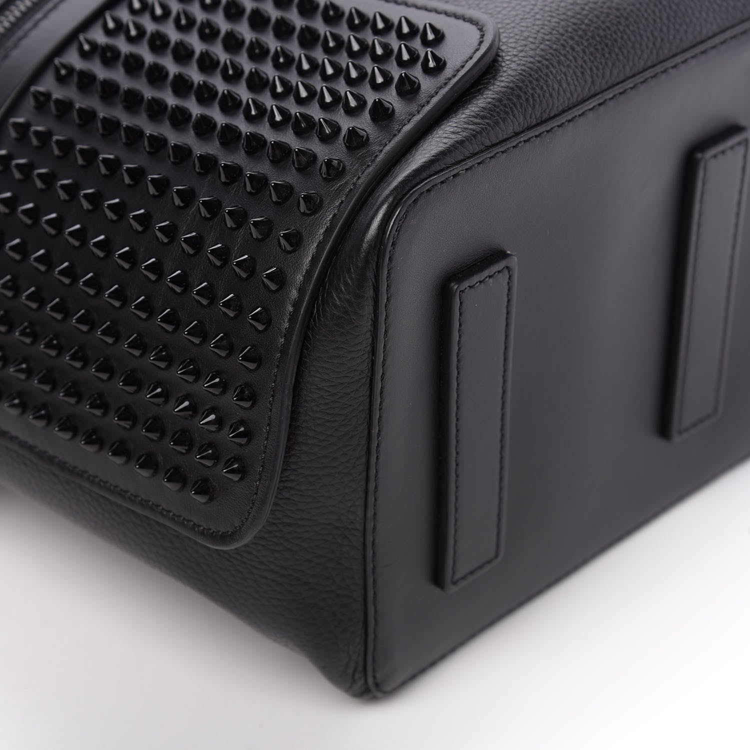 Christian Louboutin Calfskin Spiked Apoloubi Backpack Black 3 of 9