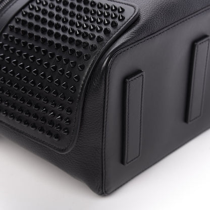 Christian Louboutin Calfskin Spiked Apoloubi Backpack Black 3 of 9