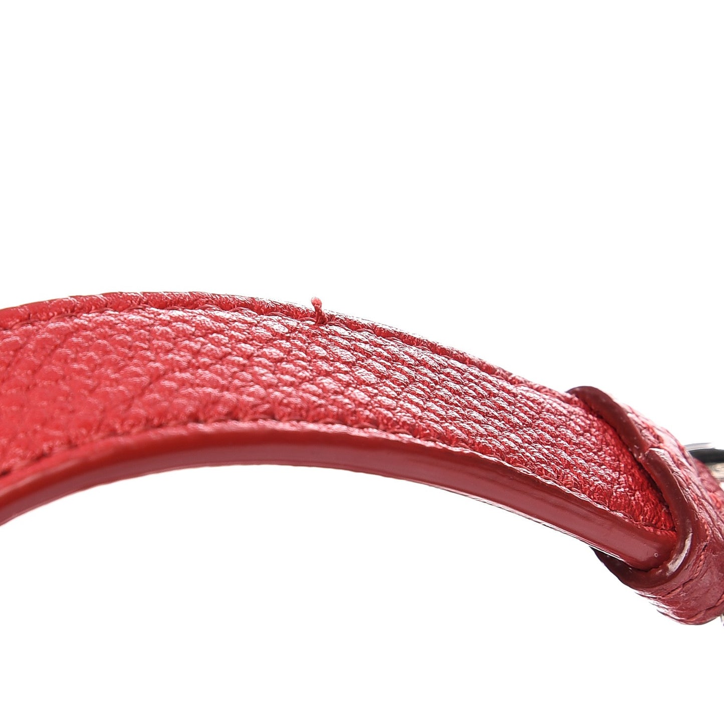 Grained Calfskin Medium Diorama Flap Bag Red