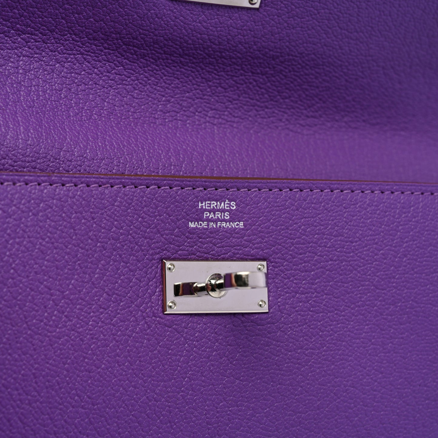 Chevre Mysore Kelly Longue Wallet Violet