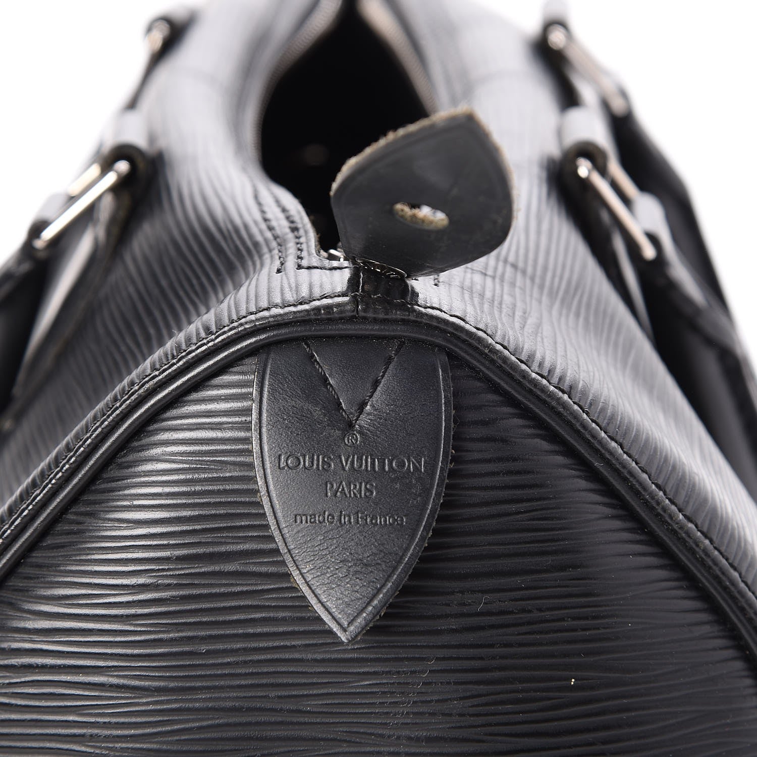 Louis Vuitton Epi Speedy 25 Black 6 of 7